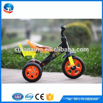 three wheel bicycle for kids/new trikes with suspension/hot sale yellow baby tricycle